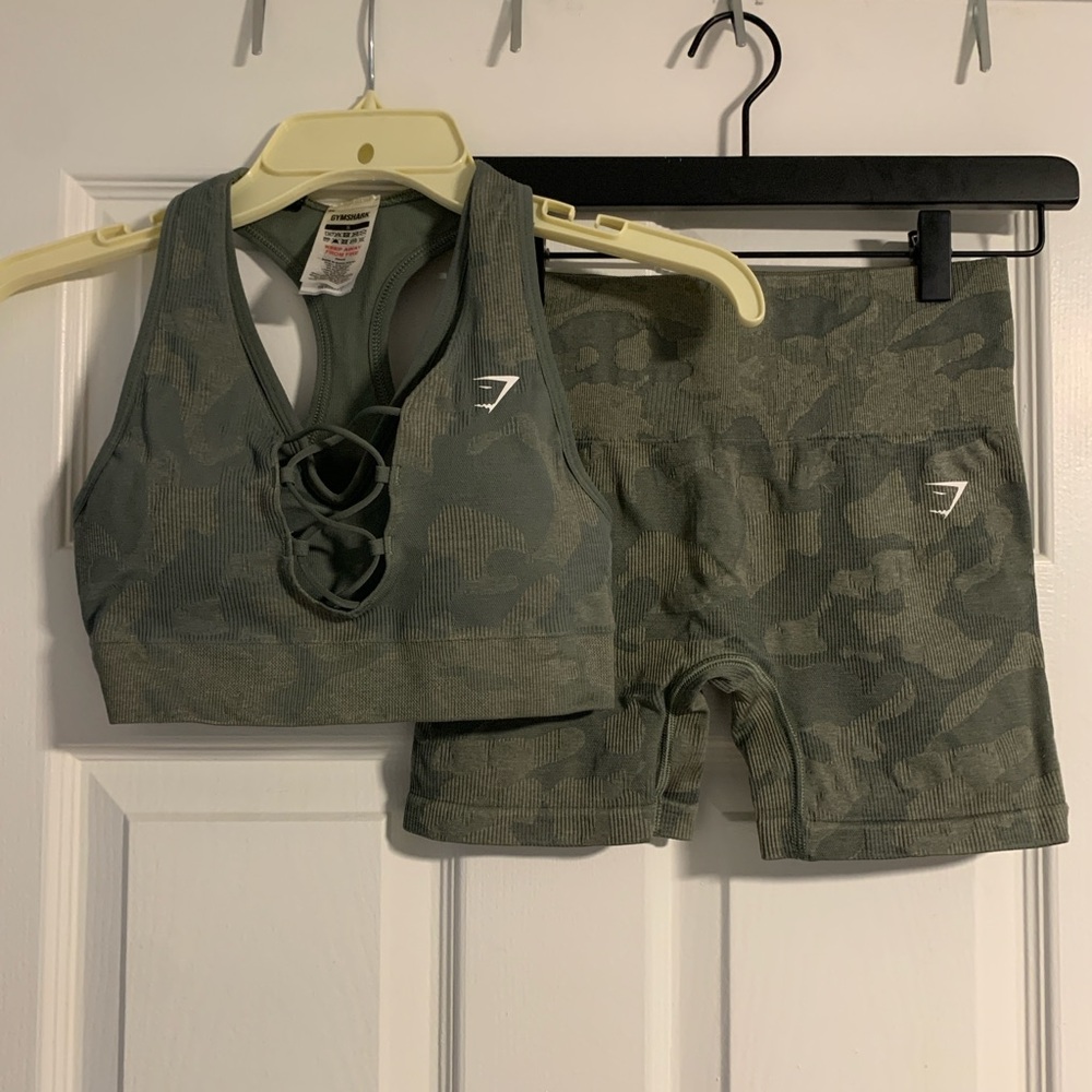 GYMSHARK Adapt Camo Set - Size Small